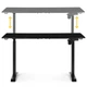 Комп'ютерний стіл ModernHome by Multistore електричне регулювання 140 x 70 Чорний (JNI-D60-1-16) - зображення 4