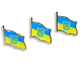 Значок FROM FACTORY UKL Україна 2х2см - зображення 4
