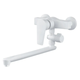 Змішувач для ванни PLAMIX OSCAR-006 SET WHITE (зі шлангом, лійкою та кронштейном) (PM0703) - зображення 1