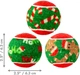 Zestaw piłek dla psów Kong Holiday SqueakAir Balls M 6 szt (35585506821) - obraz 3