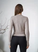 Жіночий тонкий светр теплий джемпер Jumper Slim мокко S - зображення 5