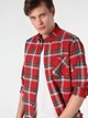 Рубашка хлопковая мужская Colin's CL1063193RED M Red (8683197580559) - изображение 7