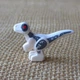 Конструктор маленький динозавр дитинча індомінус рекс білий Jurassic World бебі Baby Raptor Indominus Rex - зображення 3