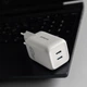 Сетевое зарядное устройство Proove Silicone Power 40W Type-C + Type-C White (491840003) - изображение 4