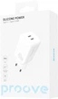 Сетевое зарядное устройство Proove Silicone Power 40W Type-C + Type-C White (491840003) - изображение 8
