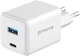 Сетевое зарядное устройство Proove Pocket GaN Plus 25W Type-C + USB White (602460003) - изображение 2