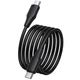 Дата кабель HOCO X124 Bien silicone Type-C to Type-C 60W (1m) (Black) (243445) - зображення 4