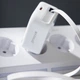 Мережевий зарядний пристрій з вбудованим кабелем USB Type-C Proove Fixtape GaN 65W Fast Charge USB Type-C White (621770003) - зображення 4