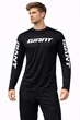 Рашгард чоловічий GIANT ◆ Downhill / MTB / Біг / Фітнес ◆ літній сітчастий ◆ дихаючий ◆ поліестер ◆ чорний 2XL - зображення 1