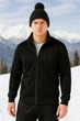 Кофта чоловіча флісова ⬩ Essential Fleece Zip ⬩ Apmi ⬩ на повній блискавці ⬩ з коміром-стійкою ⬩ чорна M - зображення 6