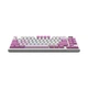 Клавіатура MSI Forge GK600 TKL W Violet UA 83key Mechanical Linear USB-A Wireless Blue - зображення 4