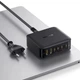Сетевое зарядное устройство Baseus EnerFill FH21 Desktop Charging Station 4C+2U 120W Black - изображение 1
