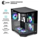 Корпус QUBE CRYSTAL ARGB Black (CRYSTAL_GBNU3) 297671 - изображение 4