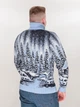 Свитер мужской зимний с домиками голубой 230-561-5 XL - изображение 2