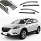 Дефлектори вікон вітровики Benke для Mazda CX-9 2015- Хром Молдинг З Нержавіючої Сталі 3D (BMDC91523-W/S) - зображення 1