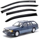 Дефлектори вікон ветровики Mercedes-Benz E-Class (W124) 1985-1995 Універсал Скотч 3M Voron Glass - изображение 1