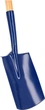 Лопата металева Kadax Cuchet 18 x 121 см Синя (K2530) - зображення 5