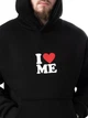 Худи gard oversize fleece I love ME 4/24 S-M черный 9847 - изображение 6