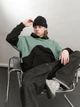 Худи gard oversize fleece WAVE | черный 4/24 S-M мятный 9882 - изображение 5