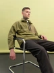 Кофта gard MICROFLEECE з кишенею на грудях 4/24 L-XL хакі 10072 - зображення 7