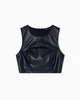 Топ из эко-кожи Armani Exchange S черный XW001294 - изображение 5