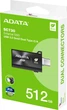 Dysk SSD Adata SC730 512GB USB 3.2 Gen2 Type-C/Type-A Black (SC730-512G-CACTI) - obraz 6