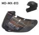 Стекло шлема MD/MX-813 темное - изображение 3