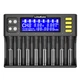 Универсальное ЗУ Liitokala Lii-S8, 10 каналов, Ni-Mh/Li-ion/LiFePo4, 220V/12V, LED+LCD - изображение 1