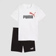 Подростковый летний комплект (футболка + шорты) Puma Essentials 2 Color No.1 Logo 68629802 146-152 см Puma White (4067983655296) - изображение 7