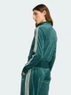 Толстовка на молнии без капюшона женская Adidas Originals X Liberty London Debossed Velvet Firebird JW5267 M Зеленая (4068811573416) - изображение 6