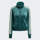 Толстовка на молнии без капюшона женская Adidas Originals X Liberty London Debossed Velvet Firebird JW5267 M Зеленая (4068811573416) - изображение 14