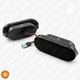 Повторители поворота 03 для VW Caddy Golf Passat Polo T5 Ford Focus Seat Ibiza Alhambra LED чёрные 2 шт. (оранжевый) - изображение 1