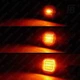 Повторители поворота 02 бегущие для VAG Audi A3 A4 A8 Seat Ibiza Skoda Fabia Octavia LED чёрные 2 шт. (оранжевый) - изображение 5
