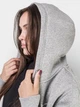 Толстовка на молнии на флисе с капюшоном женская Nike W Nsw Phnx Flc Std Fz Hdy HJ0995-051 XL Серая (0198481258116) - изображение 3