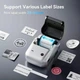 Термопринтер для друку етикеток NIIMBOT B1 + етикетки T50*30 у комплекті (Silvery) - изображение 3