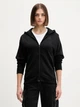 Толстовка на молнии утепленная с капюшоном женская Adidas ALL SZN Fleece Full-Zip IX3809 M Черная (4067894332095) - изображение 6