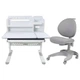 Комплект парта-трансформер Cubby Nerine Grey + кресло FunDesk Cielo Grey (221920-800819) - изображение 1