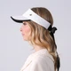 Козирок від сонця жіночий LuckyLOOK Аміра One Size Молочний 734-258 - зображення 5