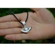 Секира Перуна с черным солнцем Maxi Silver 8918 - изображение 4