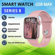 Смарт-часы Smart Watch GS8 Мах 45 mm украинское меню с функцией звонка Матовые розовые (1756375748) - изображение 8