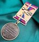 Медаль c удостоверением Collection Учасник бойових дій 32 мм Золотистый (hub_zm4aiq) - изображение 2
