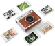 Подарунковий набір камера Fujifilm Instax Mini EVO/Фотопапір 20 шт/Чохол/Фотоальбом 108 фото Коричневий 2516978255 - зображення 4