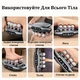 Вибромассажер перкуссионный для тела и мышц на аккумуляторе Doxy Massager Massage Gun Серый (FG8HEAD) - изображение 6