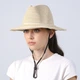 Шляпа федора женская LuckyLOOK Тарока 56 Бежевый 842-748 - изображение 3