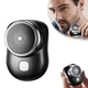Электрическая минибритва-брелок No Brand на аккумуляторе беспроводная USB Mini Shaver Black (2093506432) - изображение 3