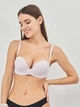 Бюстгальтер без косточек бесшовный с Push-up бесшовный brabrabra 025С 65D Лиловый (6907208005902) - изображение 1