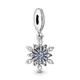 Намистина Pandora "Сніжинка" 791761NBLMX. - зображення 1