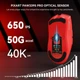 Геймерська бездротова (Bluetooth + 2,4G) зарядною базою Attack Shark X1, PixArt PAW3395PRO, 40000DPI, RED/ЧЕРВОНА (X1-3395PR) - зображення 4