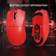Геймерська бездротова (Bluetooth + 2,4G) зарядною базою Attack Shark X1, PixArt PAW3395PRO, 40000DPI, RED/ЧЕРВОНА (X1-3395PR) - зображення 9