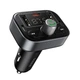 FM-модулятор Baseus T-Typed S-09 Series (Bluetooth / 2xUSB / MicroSD) Black - изображение 2